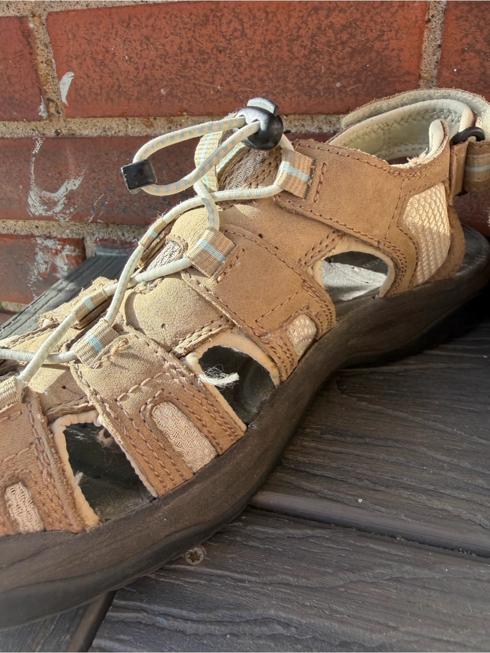 L.L. Bean Sport River Hiking Sandals Outdoor Water Trail Shoes Comfort Size 9 - Picture 3 of 15